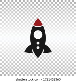 rocket advance concept technology launching vector logo design