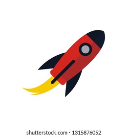 Rocket astronout spaceship