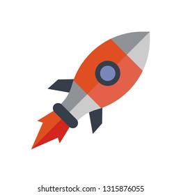 Rocket astronout spaceship