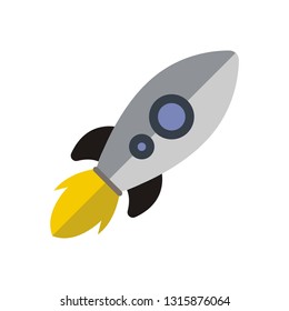 Rocket astronout spaceship