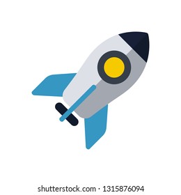 Rocket astronout spaceship