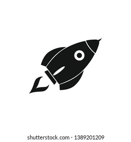 rocket base icon. Simple sign illustration. rocket symbol design from space exploration series