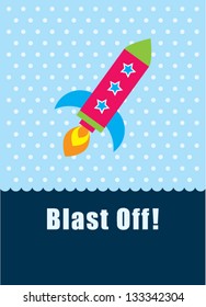 rocket blast off tag