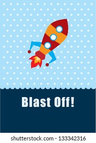rocket blast off tag