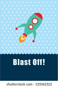 rocket blast off tag