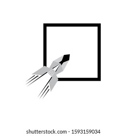 Rocket Book Logo Icon Design