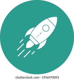 Rocket, business , startup, speed icon vector image. Can also be used for business and office. Suitable for use on web apps, mobile apps and print media.