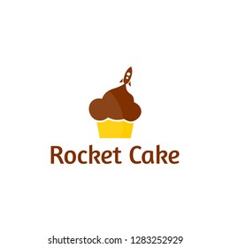 Rocket Cake Logo Icons