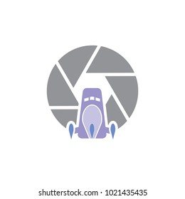 Rocket Camera Logo Icon Design