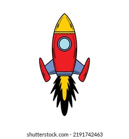 rocket cartoonvector for commercial use