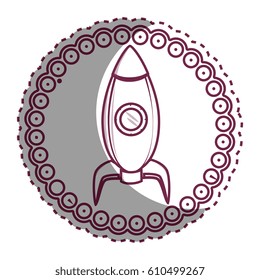 rocket child toy icon