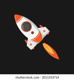 Rocket Clipart with modern style