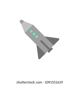 rocket colored icon. Element of web icon for mobile concept and web apps. Colored isolated rocket icon can be used for web and mobile. Premium icon on white background
