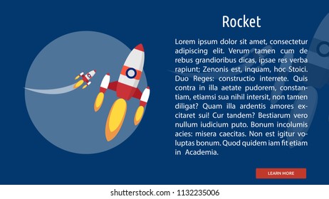 Rocket Conceptual Banner