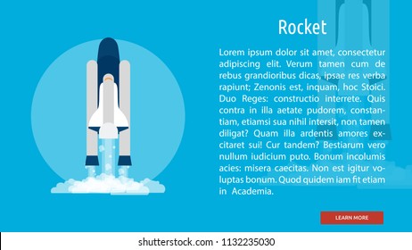 Rocket Conceptual Banner
