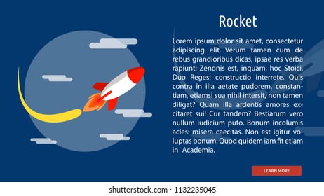Rocket Conceptual Banner