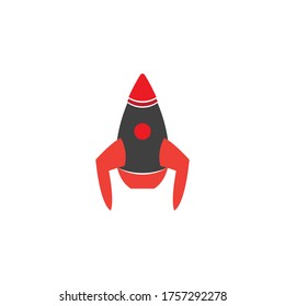 Rocket design Template vector icon illustration