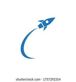 Rocket design Template vector icon illustration