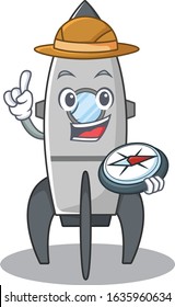 Rocket experienced in Explorer using a compass