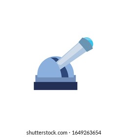 Rocket fill style icon of Space futuristic cosmos outside universe galaxy astronomy adventure and exploration theme Vector illustration