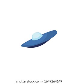 Rocket fill style icon of Space futuristic cosmos outside universe galaxy astronomy adventure and exploration theme Vector illustration