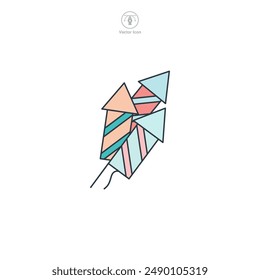 Ilustración vectorial aislada en el fondo blanco