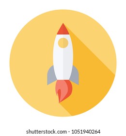 Rocket flat icon