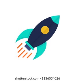 Rocket Flat icon