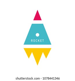 Rocket flat logo