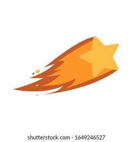 Icono de estilo plano de cohete del cosmos futurista del espacio fuera del universo aventura astronómica y tema de exploración Ilustración vectorial