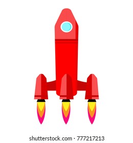 Rocket flight round corners style