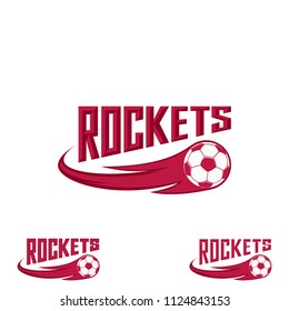 Rocket flootball logo for the team 