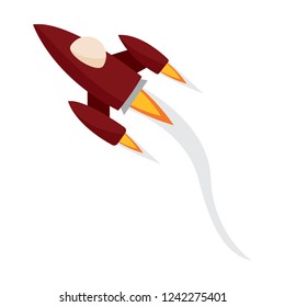 Rocket in fly