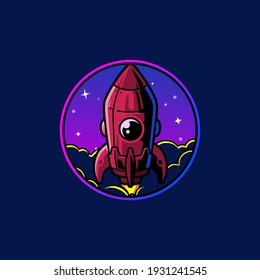 rocket fly space galaxy flight science