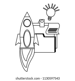 rocket and folder design