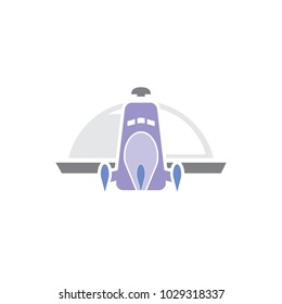 Rocket Food Logo Icon Design
