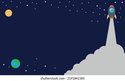 
Grafik-Vektorgrafik-Illustration von Raketen
im Weltraum gut als Hintergrund für Präsentationen zu Kindern usw.