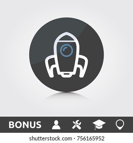Rocket gray/blue Icon