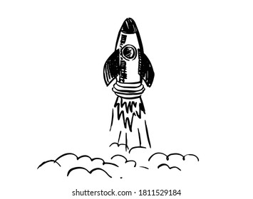 Ilustración vectorial dibujada a mano. 