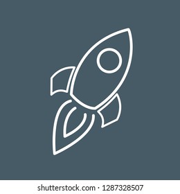 Rocket icon adn symbol