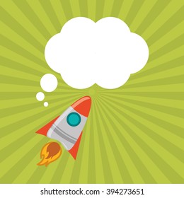 Rocket icon design