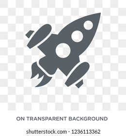 Rocket icon. Rocket design concept from  collection. Simple element vector illustration on transparent background.