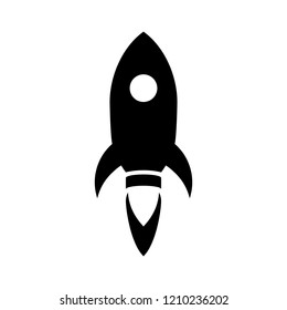 Rocket icon design related to space industry or start up business
