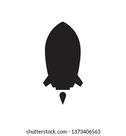 rocket icon design template