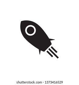 rocket icon design template