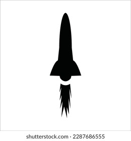 Rocket icon design template vector