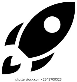 rocket icon design, vector, best used for interface