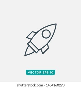 Rocket Icon Design, Vector EPS10