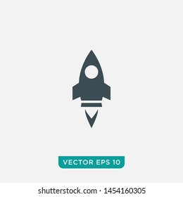 Rocket Icon Design, Vector EPS10