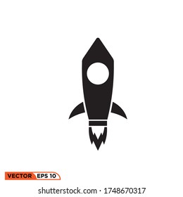 rocket icon design vector illustration  template